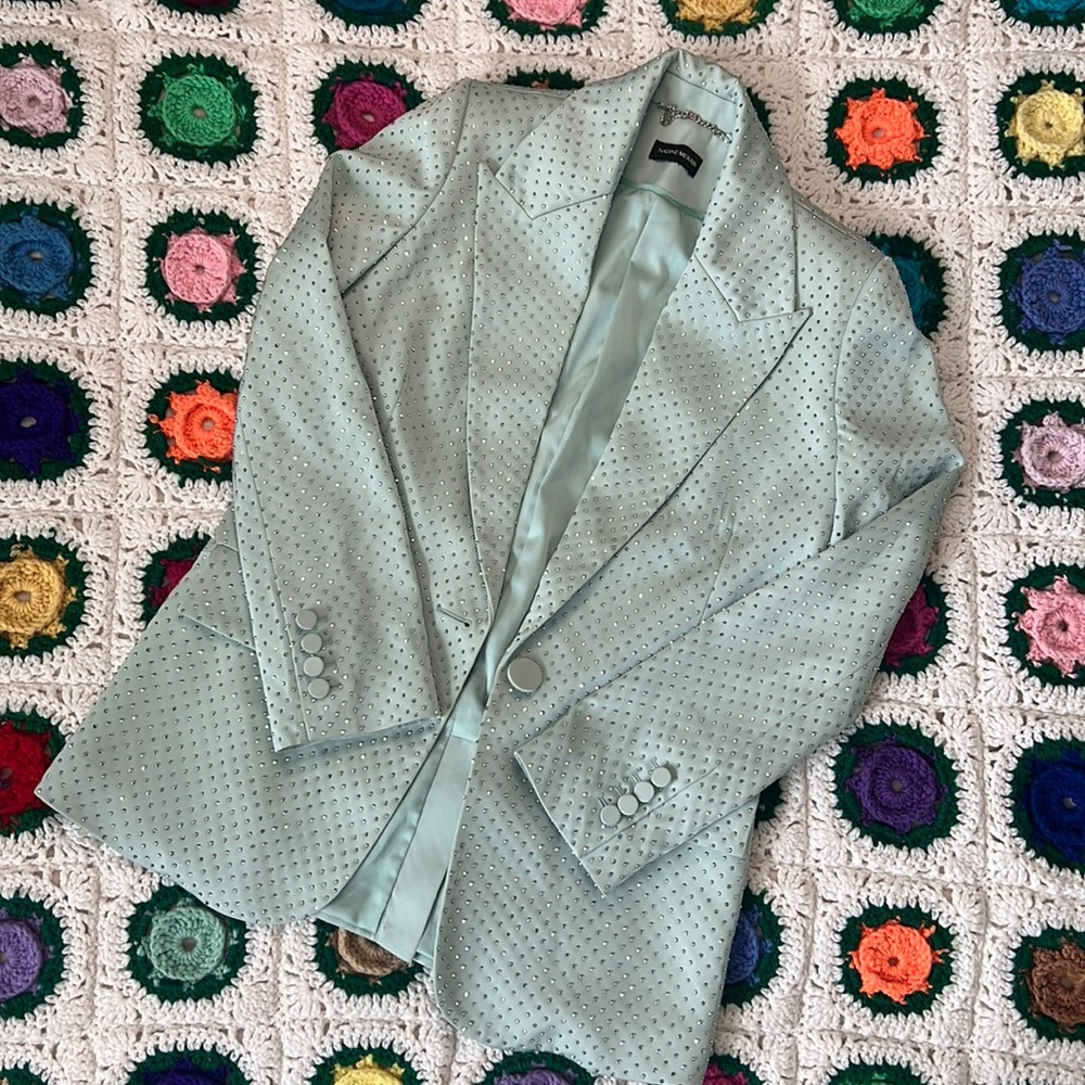 Nadine Merabi Green Blazer